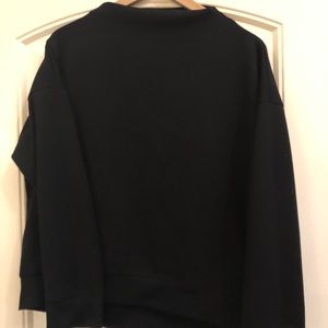 Mock neck sweatshirt